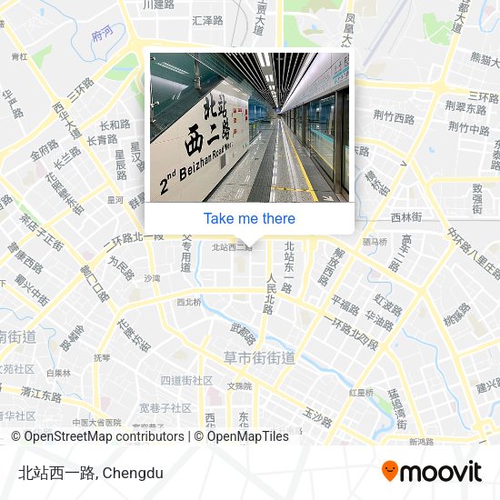 北站西一路 map