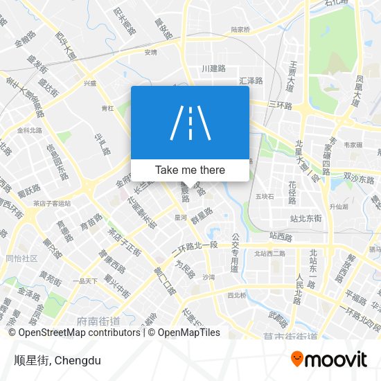 顺星街 map