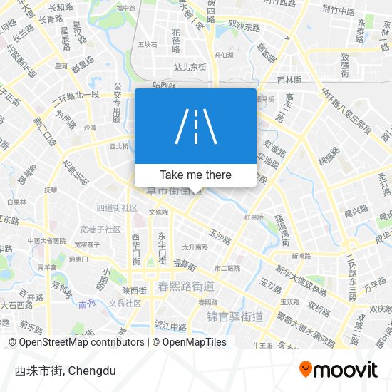 西珠市街 map