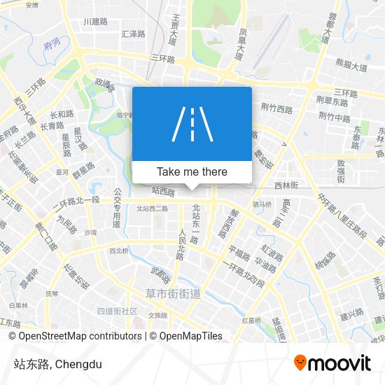 站东路 map