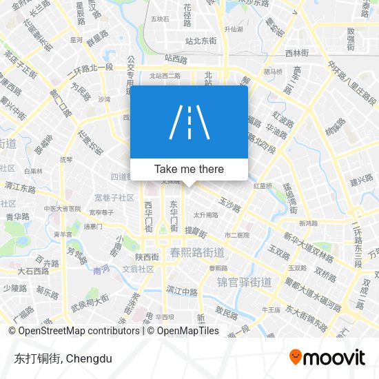 东打铜街 map