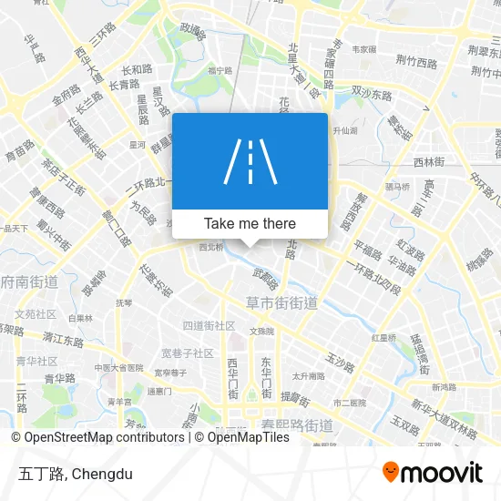 五丁路 map