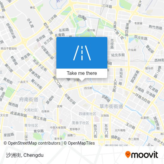 沙洲街 map