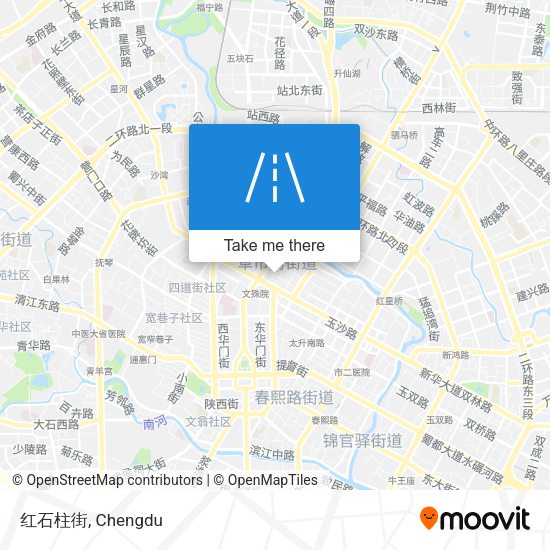 红石柱街 map