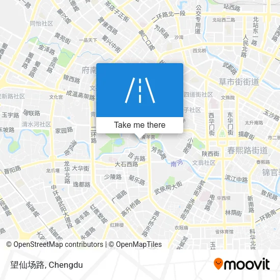 望仙场路 map
