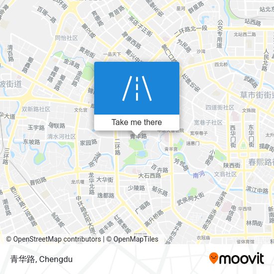 青华路 map
