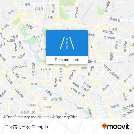二环路北三段 map