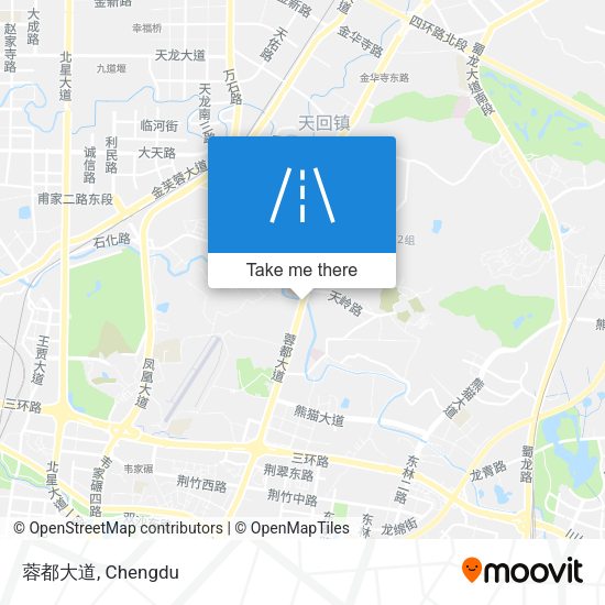 蓉都大道 map