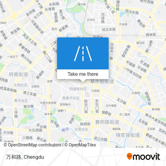 万和路 map