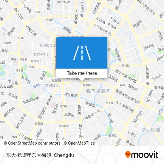 东大街城守东大街段 map