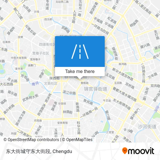 东大街城守东大街段 map