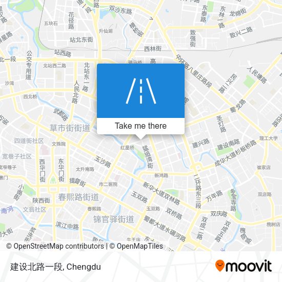 建设北路一段 map