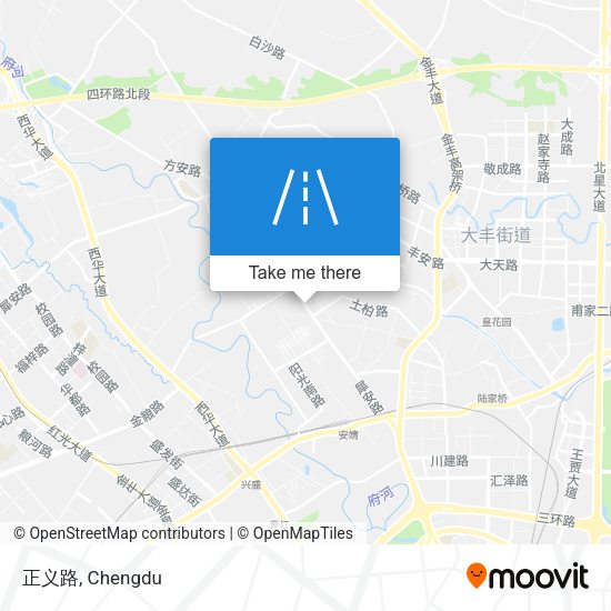 正义路 map