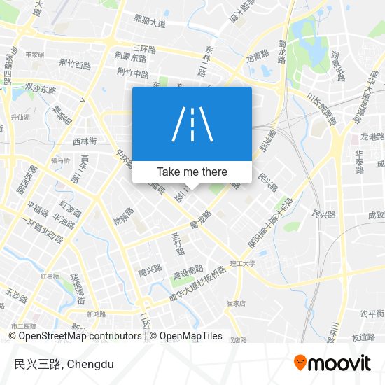 民兴三路 map