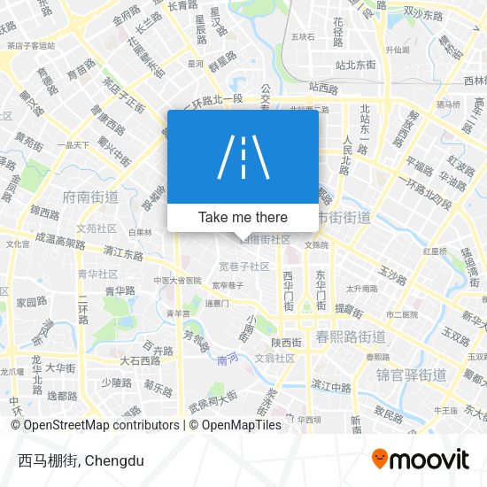 西马棚街 map