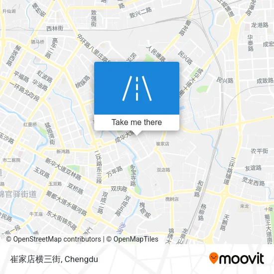 崔家店横三街 map