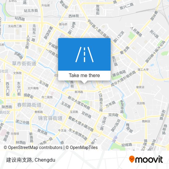 建设南支路 map