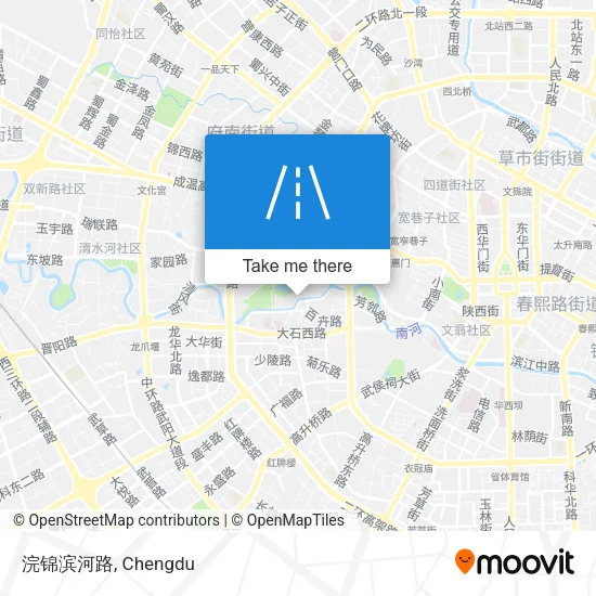 浣锦滨河路 map