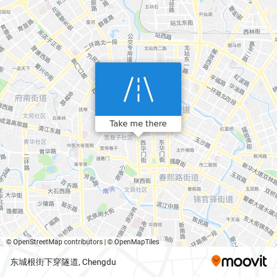 东城根街下穿隧道 map