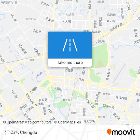 汇泽路 map