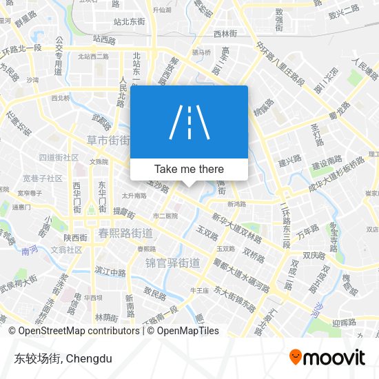 东较场街 map
