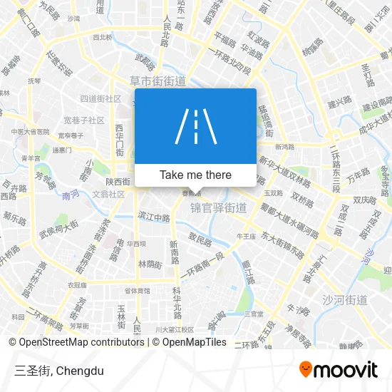 三圣街 map