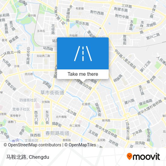 马鞍北路 map