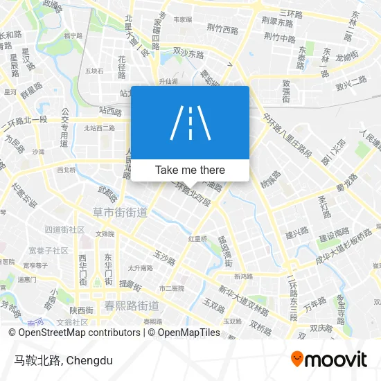 马鞍北路 map