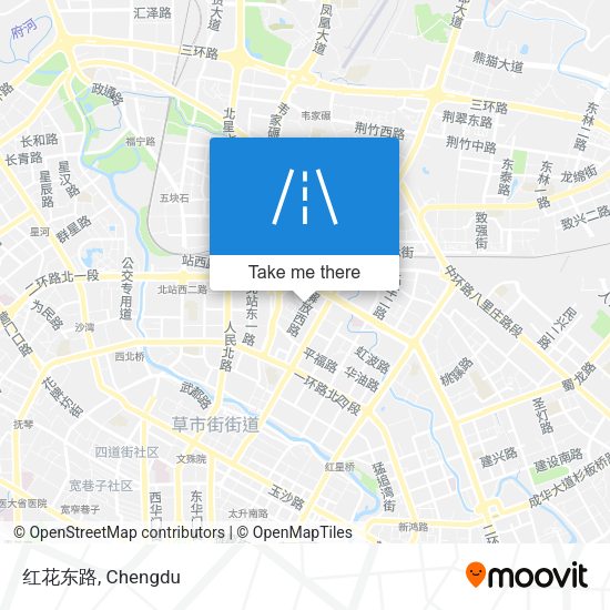 红花东路 map