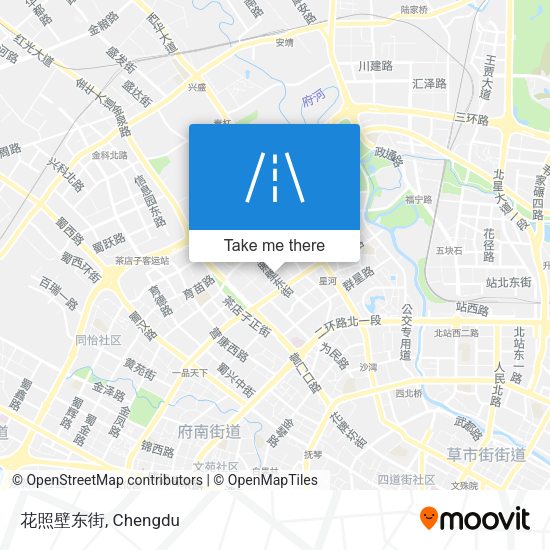 花照壁东街 map
