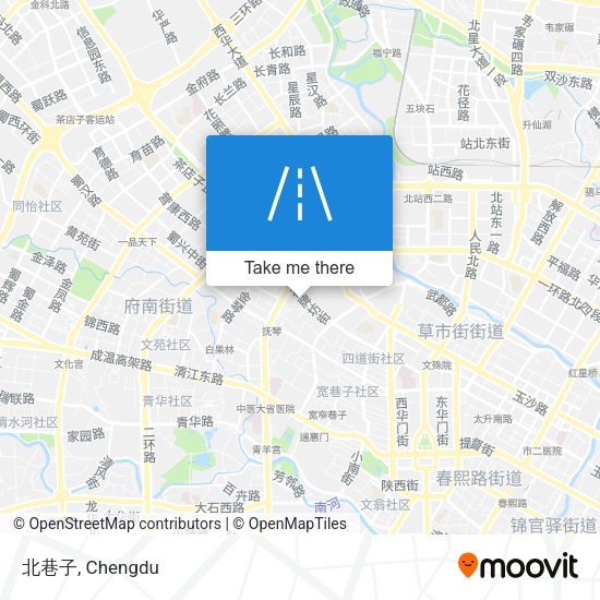 北巷子 map