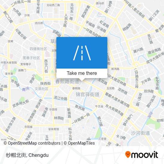 纱帽北街 map