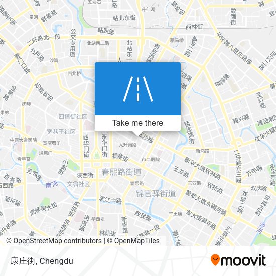 康庄街 map