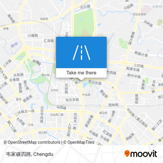 韦家碾四路 map