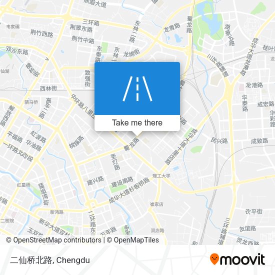 二仙桥北路 map