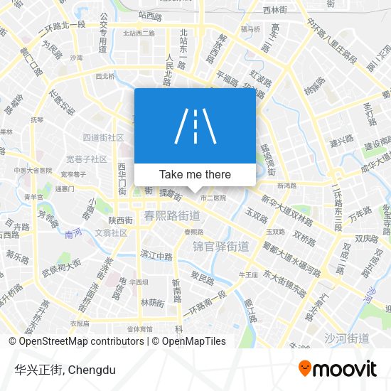 华兴正街 map