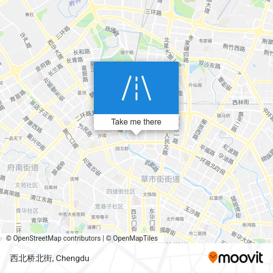 西北桥北街 map