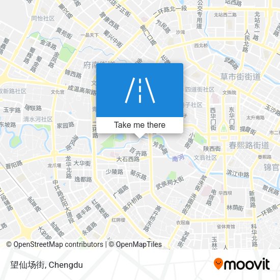 望仙场街 map