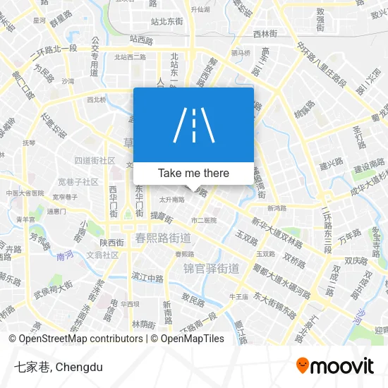 七家巷 map