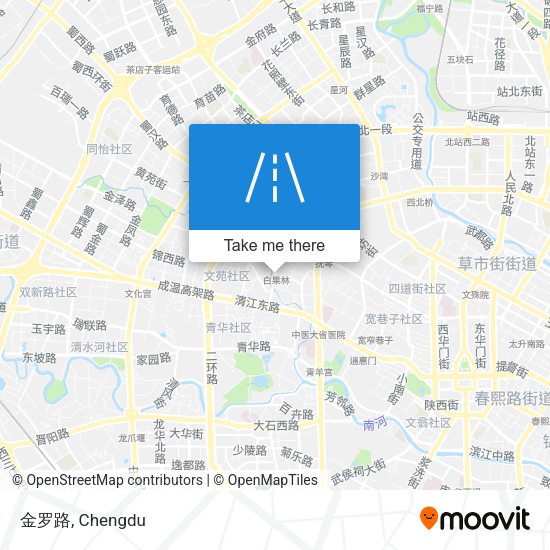 金罗路 map