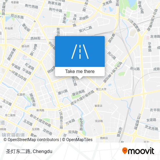 圣灯东二路 map