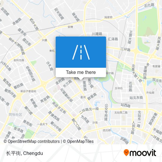 长平街 map