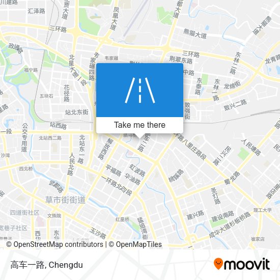 高车一路 map