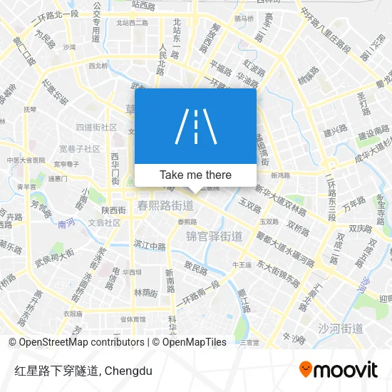 红星路下穿隧道 map