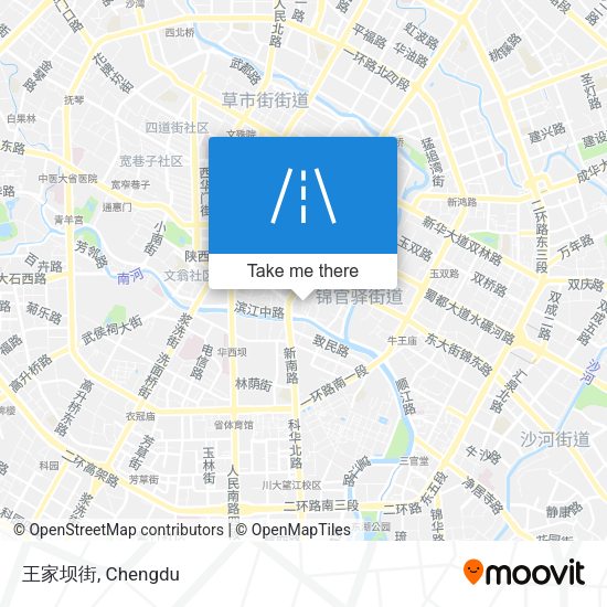 王家坝街 map