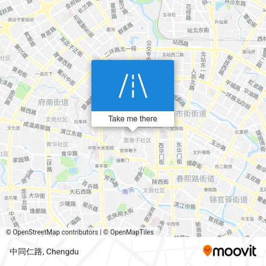 中同仁路 map