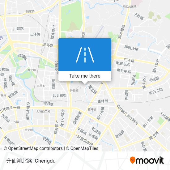 升仙湖北路 map