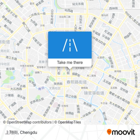 上翔街 map