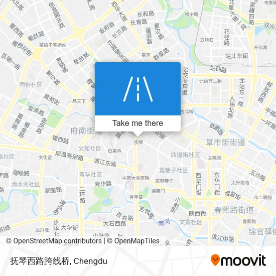 抚琴西路跨线桥 map