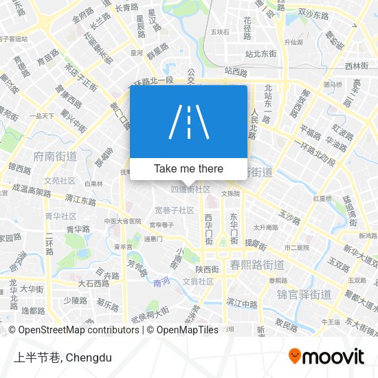 上半节巷 map